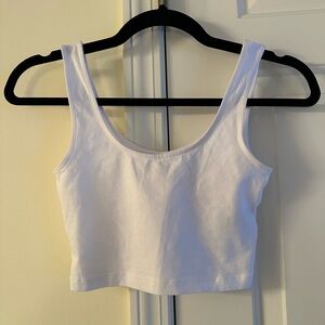 H&M Crop White Top, XS